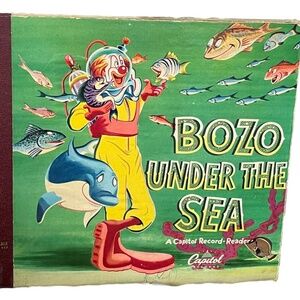 Vintage Capital Record-Reader Bozo Under the Sea (Item #1)